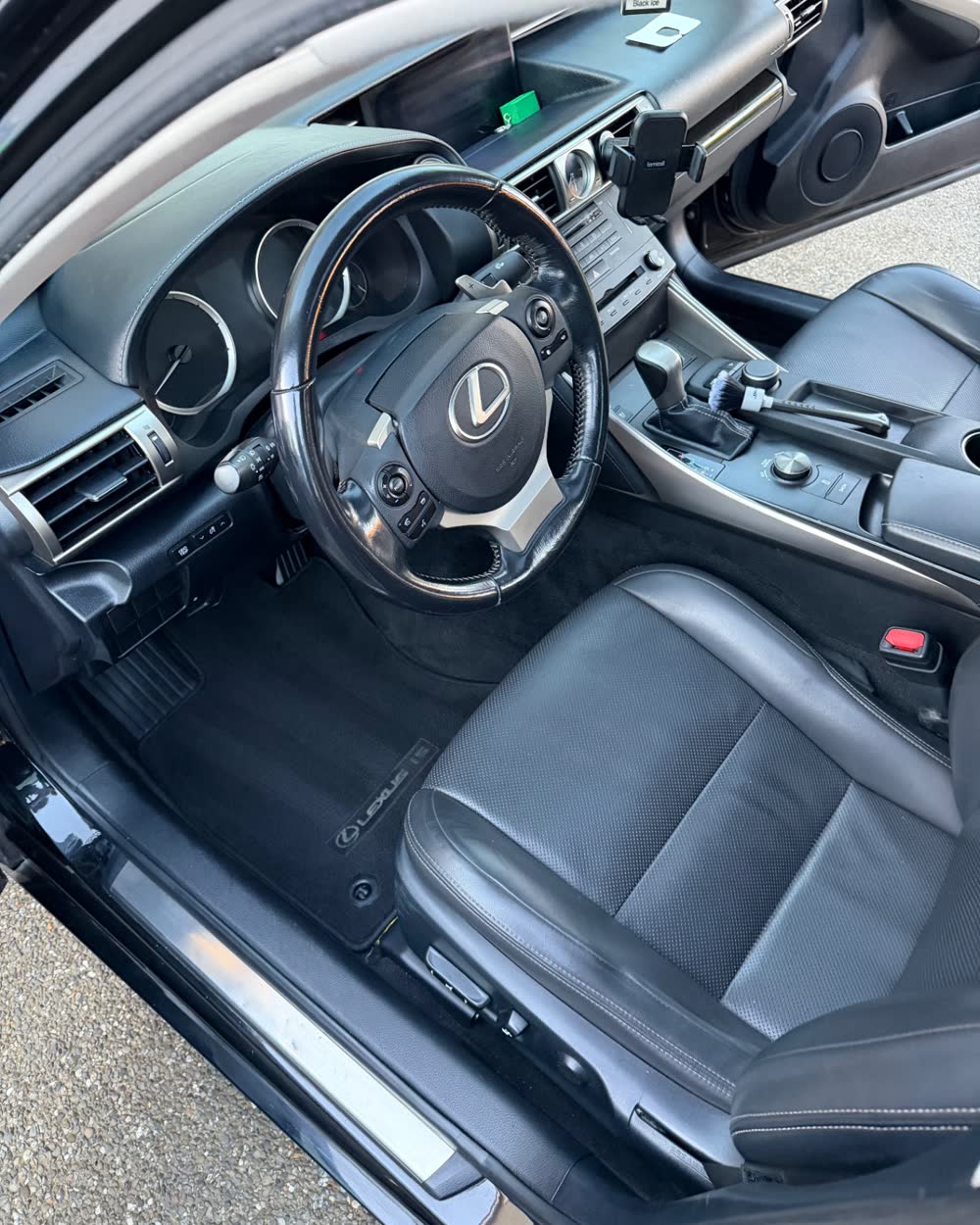 After: Interior deep clean — driver footwell — mobile car detailing in Roseville, CA